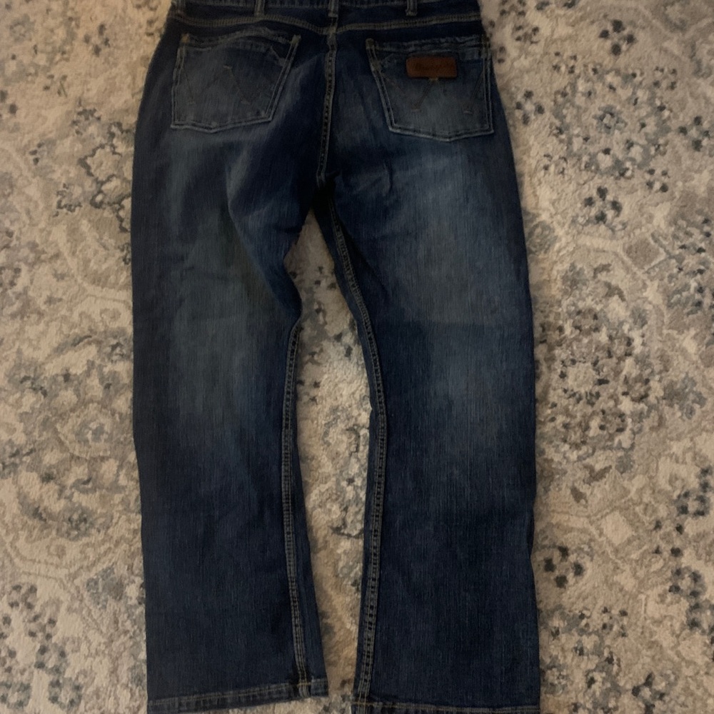 Wrangler size 34 retro slim boot cut jeans